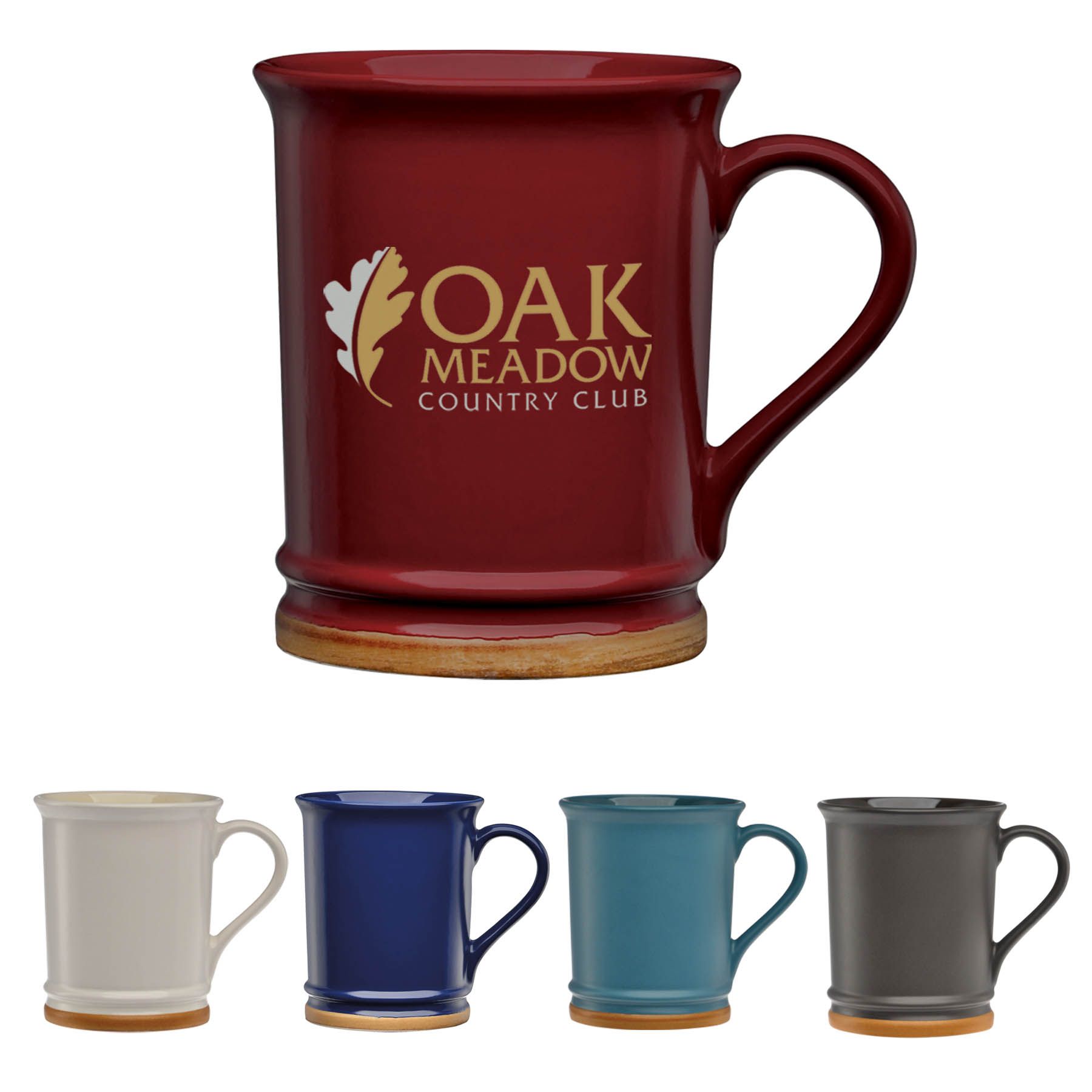 The Allure 15oz Ceramic Mug - Screenprinted - 4.38" H x 3.69" Diameter